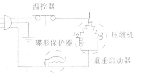 冰箱冷柜電路圖1